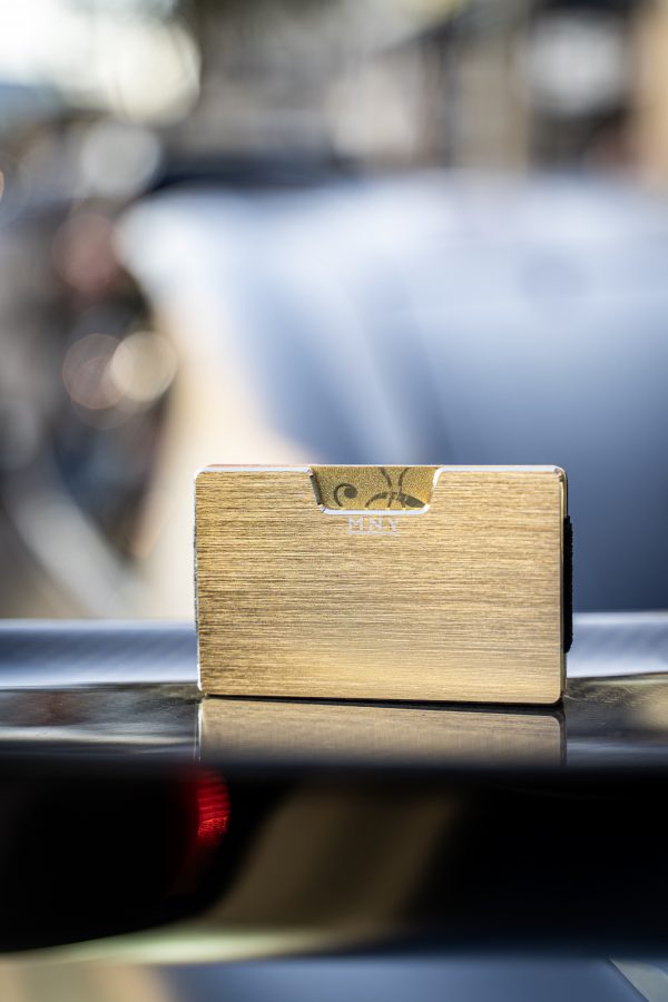 MNY Brand Wallet - Gold